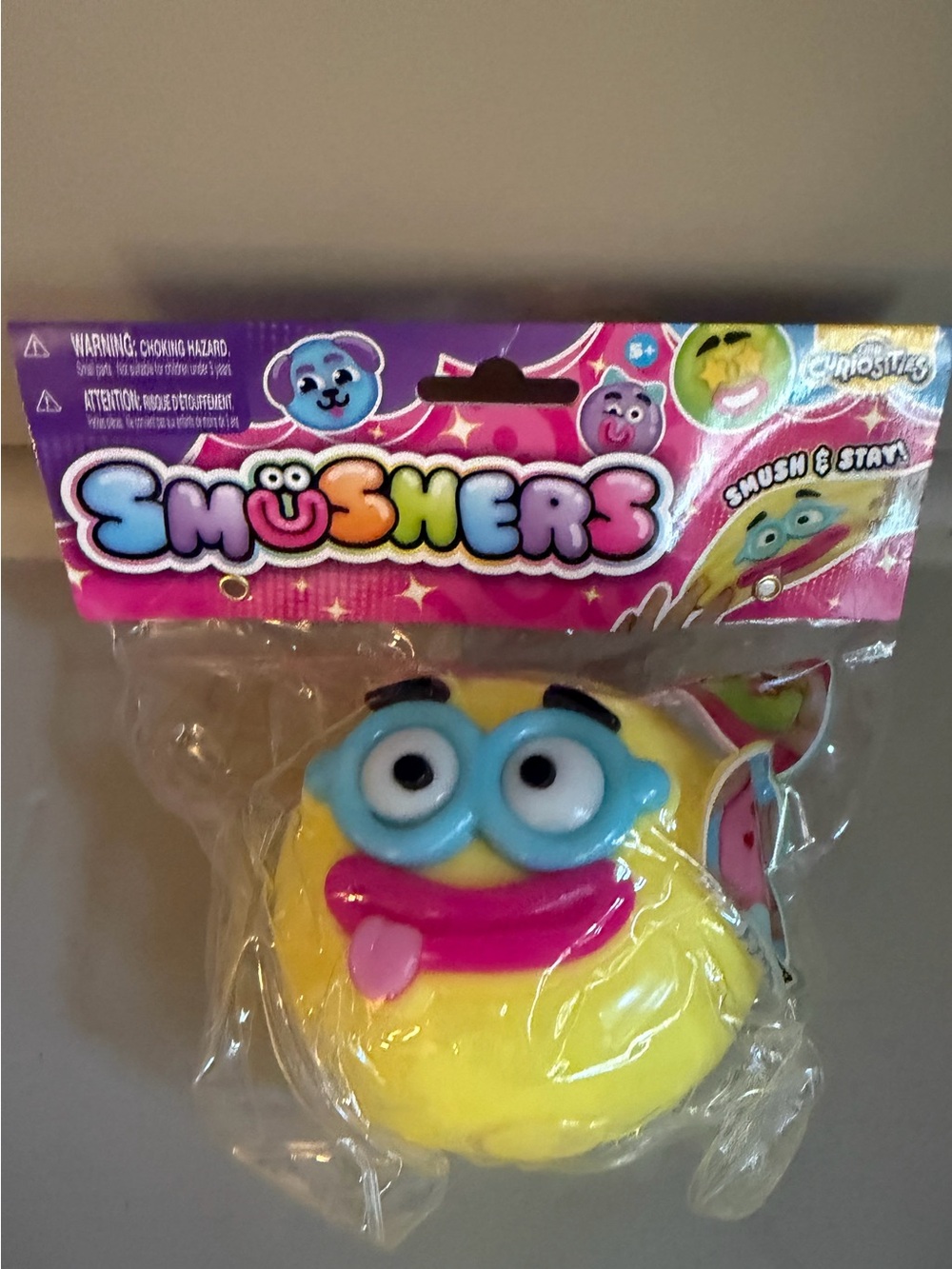 Smushers Yellow Emoji Plush Toy by Smushers